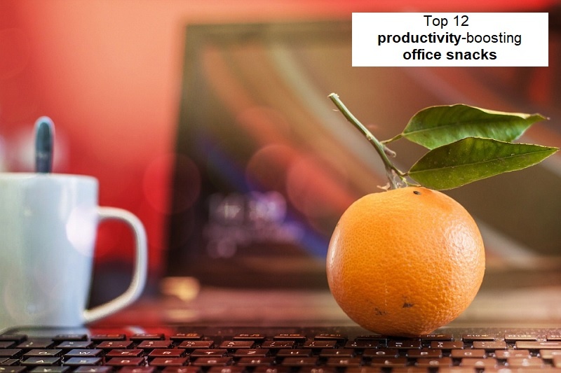 Top 12 productivityboosting office snacks